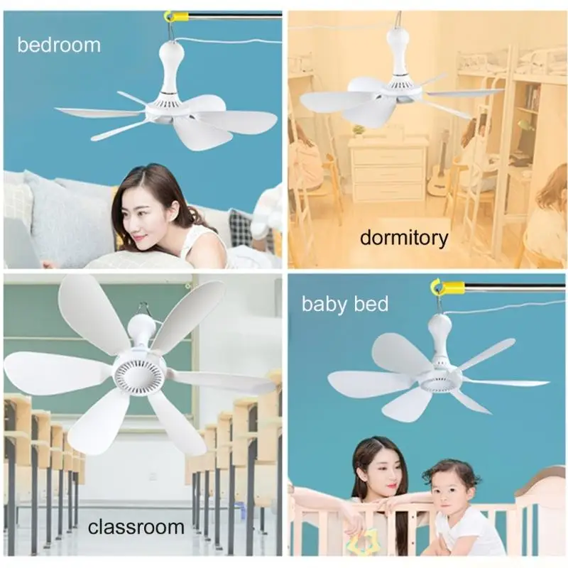 Silents 6 Blade USB Powered Suspension Fan With On Off Switches For Tents And
Silents 6 Blade USB Powered Suspension Fan With On Off Switches For Tents And