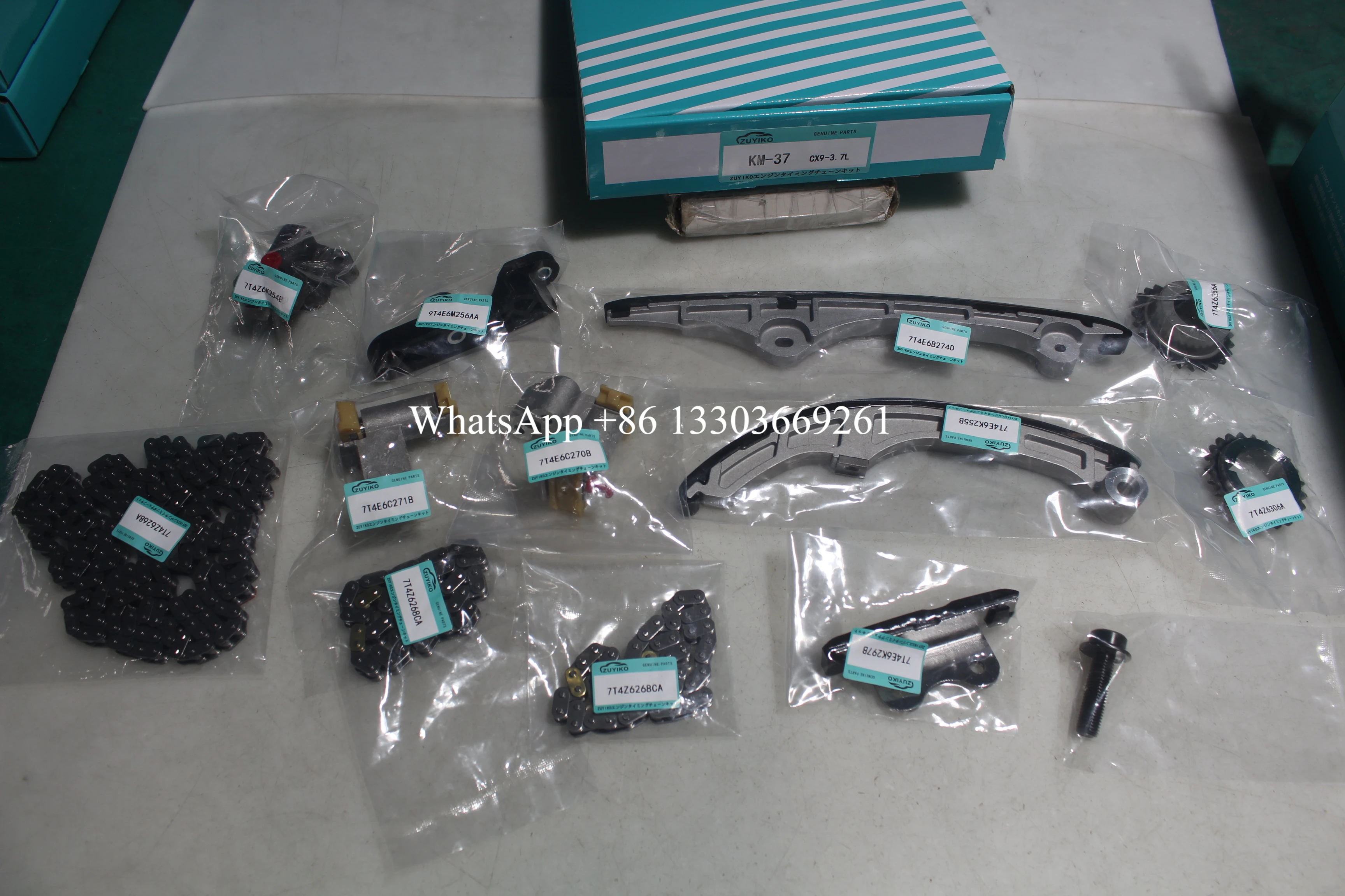 CX9-3.7L TIMING CHAIN KIT FOR MAZDA cx9-3.7l engine timing chain set 7T4-Z62-68A KM-37
CX9-3.7L TIMING CHAIN KIT FOR MAZDA cx9-3.7l engine timing chain set 7T4-Z62-68A KM-37