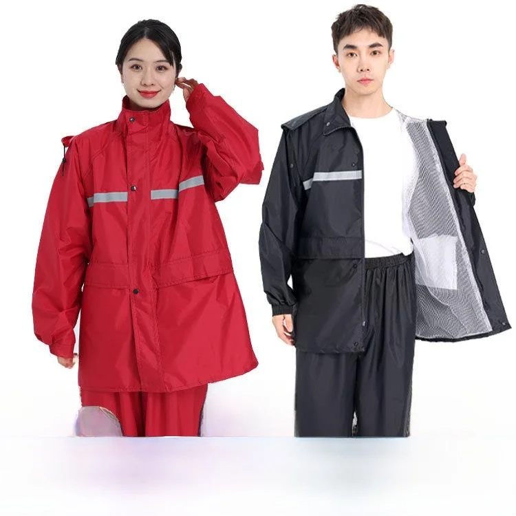 Adult Unisex Raincoat Rainpants Set Reflective Double Layer Spring Nylon Waterproof Rain Suit Breathable Disposable Rainwear
Adult Unisex Raincoat Rainpants Set Reflective Double Layer Spring Nylon Waterproof Rain Suit Breathable Disposable Rainwear
