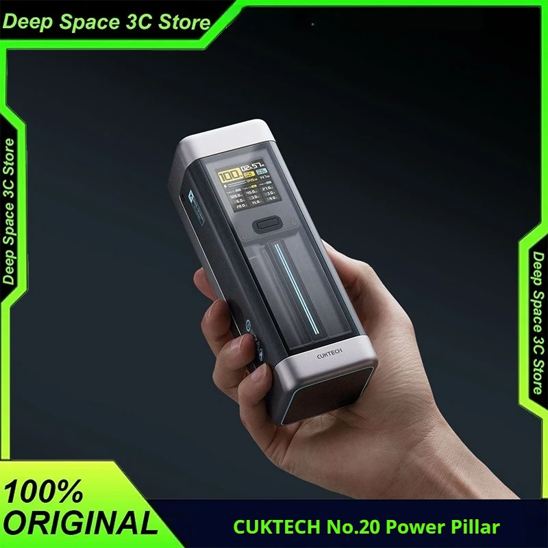 CUKTECH No.20 25000mAh Power Bank PD 140W Fast Charging With TFT Display Screen Portable External Battery For iPhone17 Laptop
CUKTECH No.20 25000mAh Power Bank PD 140W Fast Charging With TFT Display Screen Portable External Battery For iPhone17 Laptop