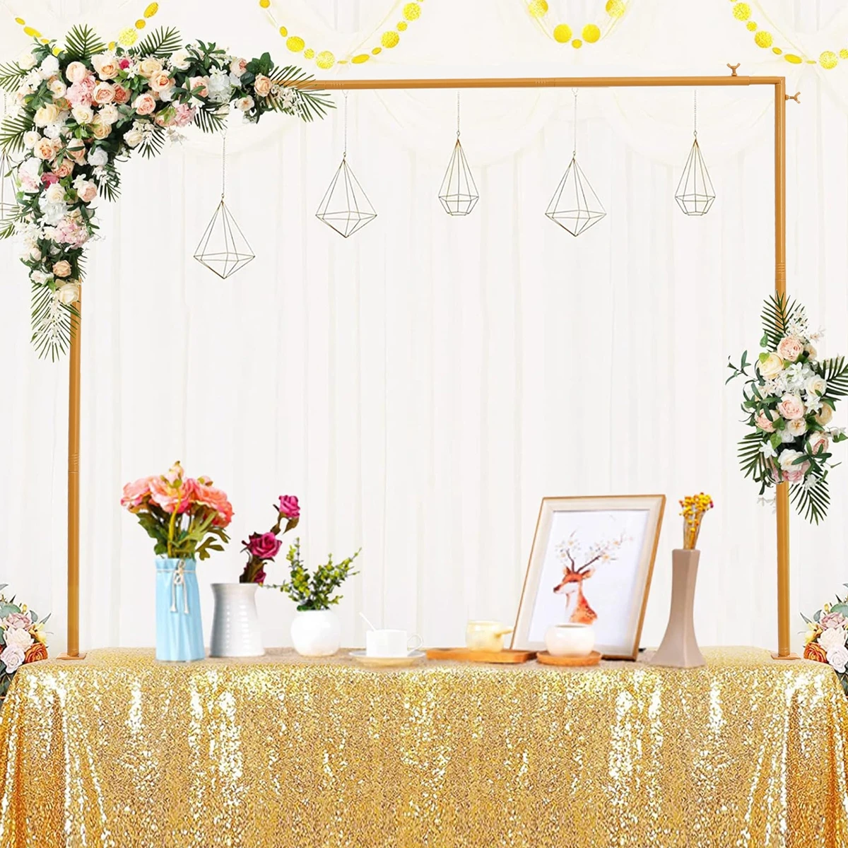 Desktop Metal Stand One Birthday Party Decor Kitchen Dining Table Arch Kit Baby Shower Wedding Party Supplies Christmas Favors
Desktop Metal Stand One Birthday Party Decor Kitchen Dining Table Arch Kit Baby Shower Wedding Party Supplies Christmas Favors