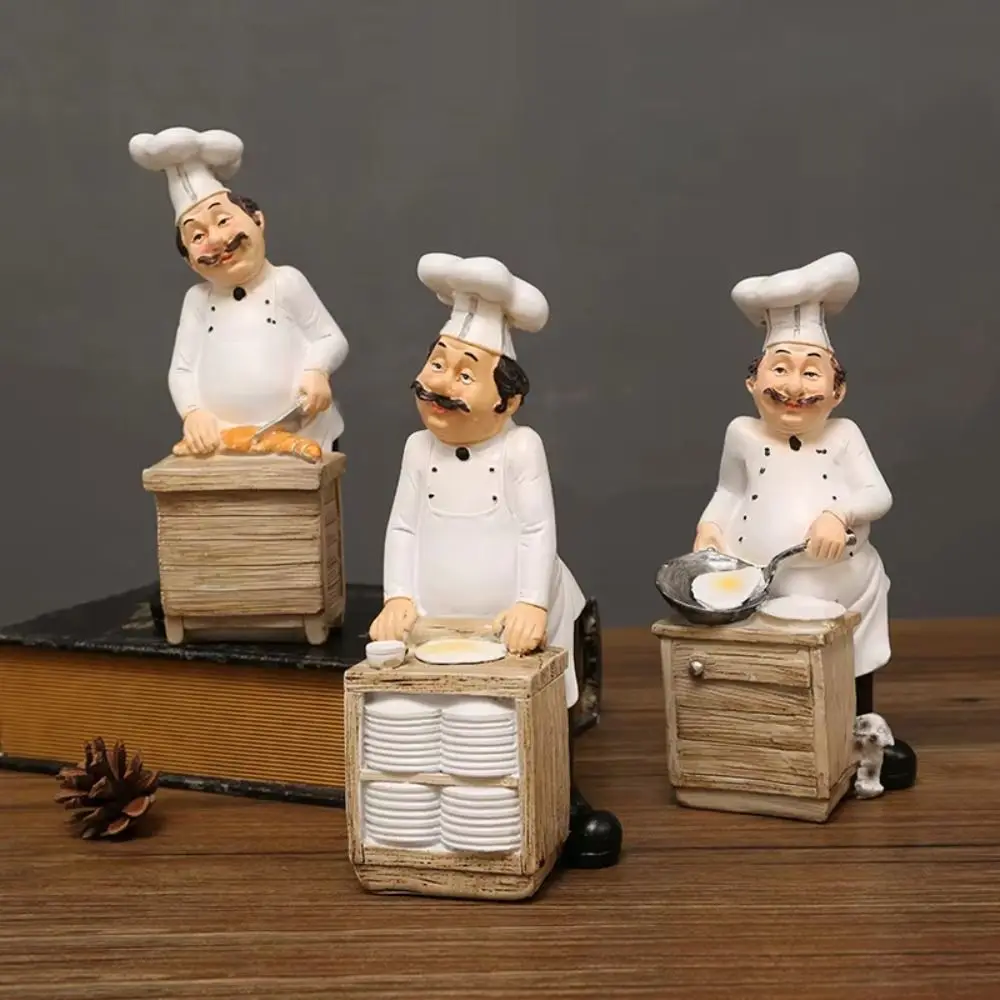 Handicraft Rustic Bakery Chef Resin Statue Simulated Model Farmhouse Cake Shop Decor Funny Doll Crafts Kitchen Chef Figurine
Handicraft Rustic Bakery Chef Resin Statue Simulated Model Farmhouse Cake Shop Decor Funny Doll Crafts Kitchen Chef Figurine