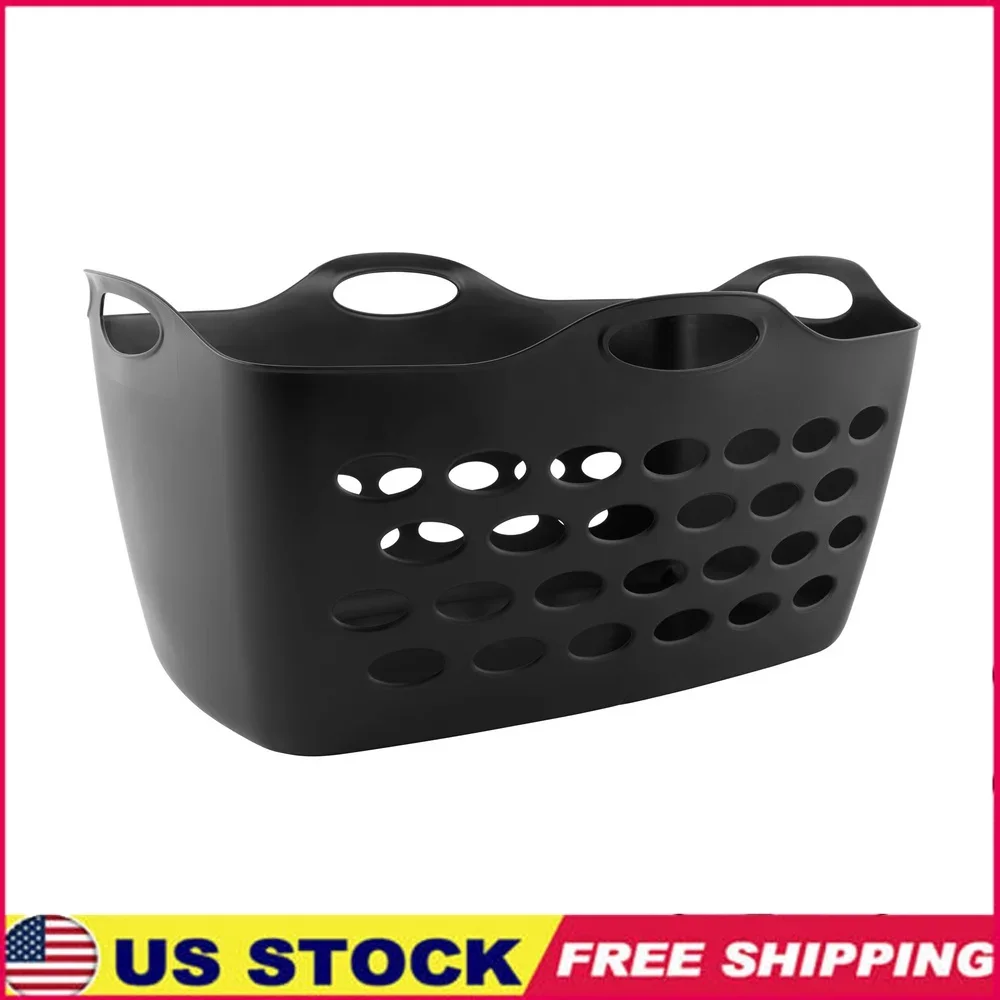 2 Pack 1.6 Bushel Flexible Rectangular Laundry Baskets Durable Plastic Storage Bin Perfect Clothes Sorting Organization
2 Pack 1.6 Bushel Flexible Rectangular Laundry Baskets Durable Plastic Storage Bin Perfect Clothes Sorting Organization
