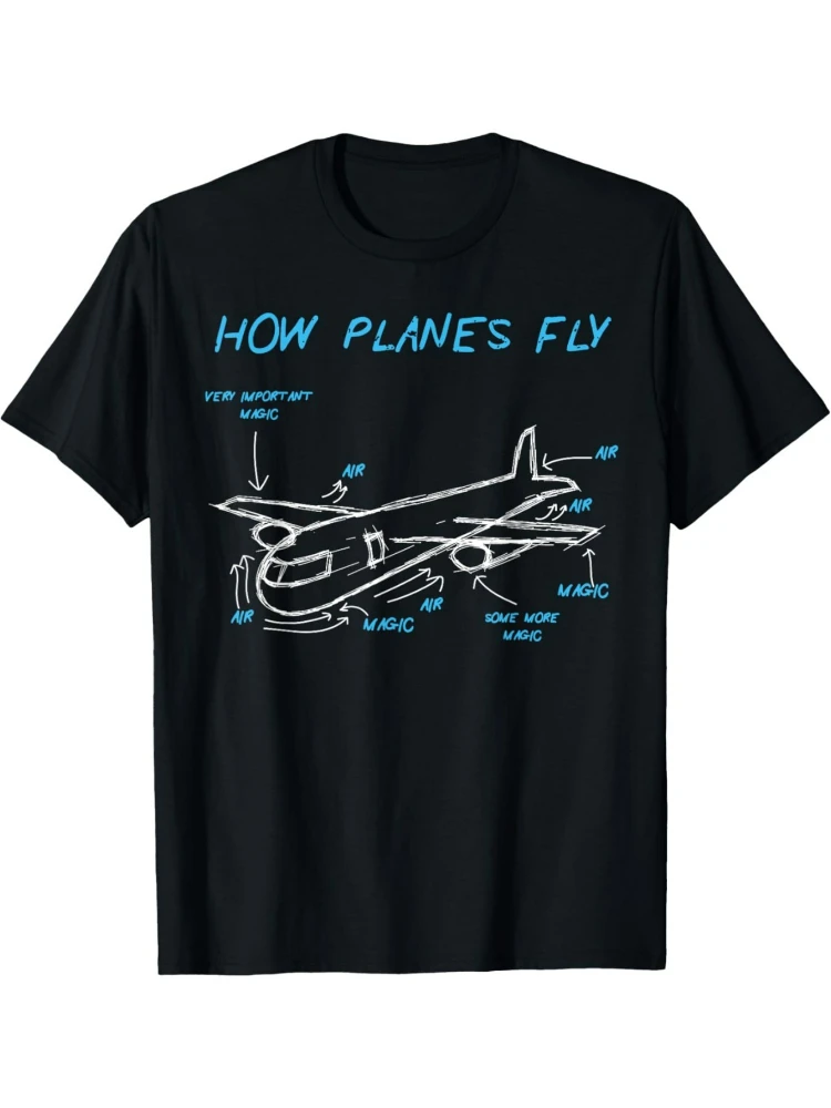 Funny Aerospace Engineer Humor-"How Planes Fly"Novelty with Technical Diagrams design-100% cotton printed men's T-shirt.
Funny Aerospace Engineer Humor-"How Planes Fly"Novelty with Technical Diagrams design-100% cotton printed men's T-shirt.