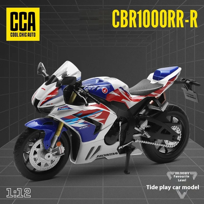 CCA 1/12 Honda CBR1000RR-R Simulated Motorcycle Model Racing Collection Ornaments Children's Toys Gifts
CCA 1/12 Honda CBR1000RR-R Simulated Motorcycle Model Racing Collection Ornaments Children's Toys Gifts