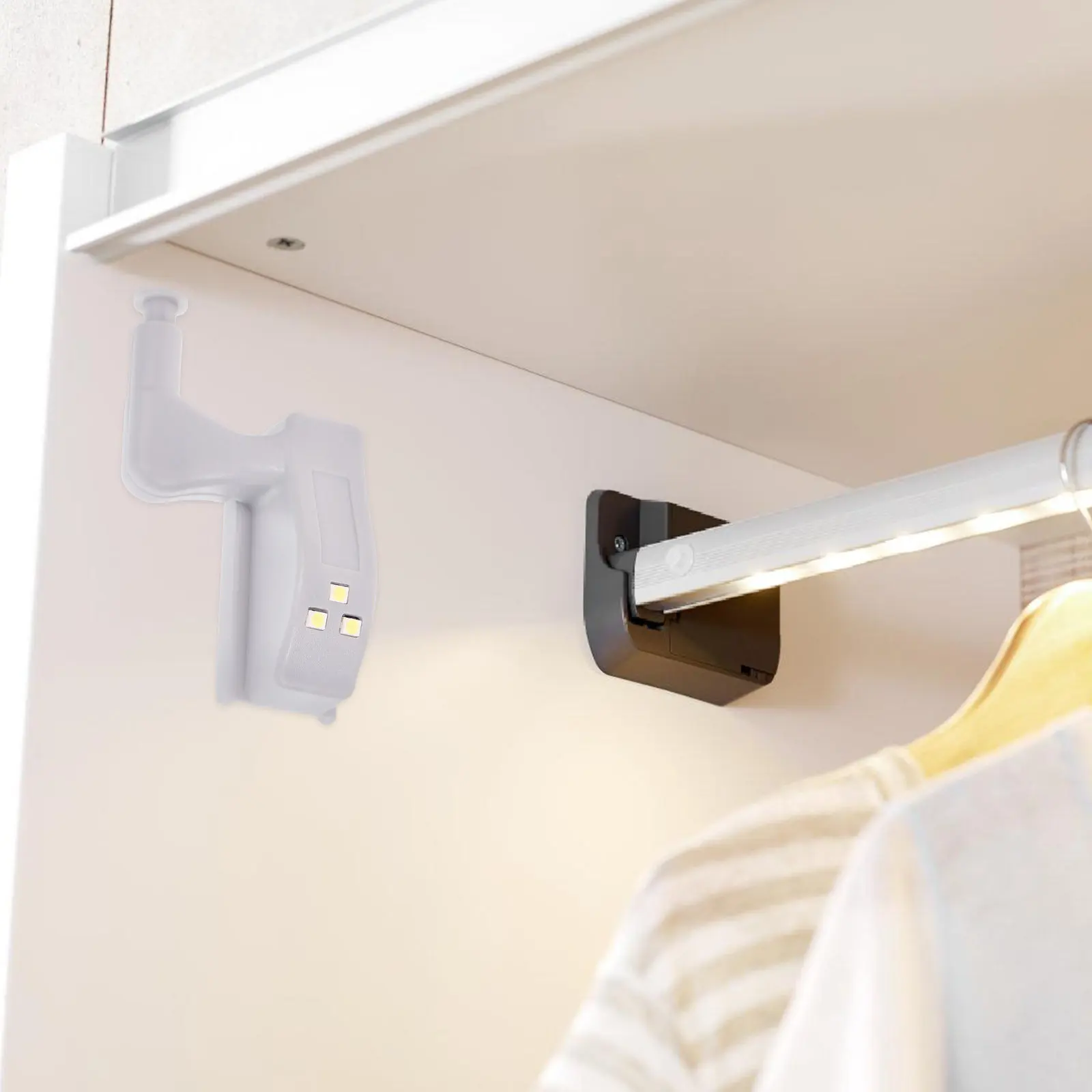 Hinge LED Sensor Cabinet Light White Bright Touch Activated Automatic Light for Wardrobe Closet Kitchen Cabinet Door
Hinge LED Sensor Cabinet Light White Bright Touch Activated Automatic Light for Wardrobe Closet Kitchen Cabinet Door