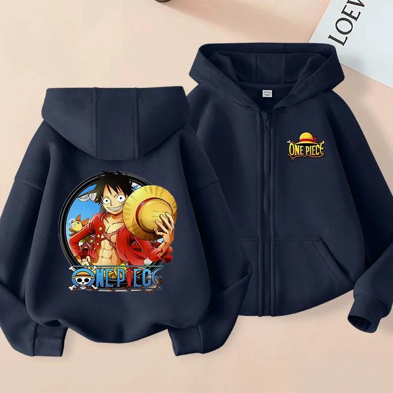 Anime One Pieces Zipper Hoodie Kids Cartoon Print Clothes Long-sleeved Luffy Zoro Hooded Sweatshirt Casual Top for Boys Girls
Anime One Pieces Zipper Hoodie Kids Cartoon Print Clothes Long-sleeved Luffy Zoro Hooded Sweatshirt Casual Top for Boys Girls