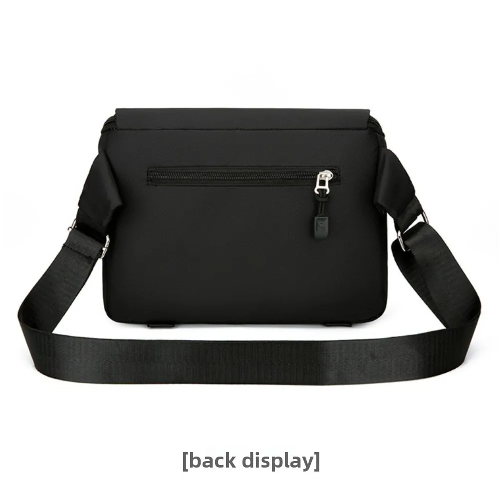 Водонепроницаемая мужская сумка через плечо, большая вместительная сумка для телефона, студенческая сумка на плечо из ткани Оксфорд с несколькими карманами, сумка-мессенджер