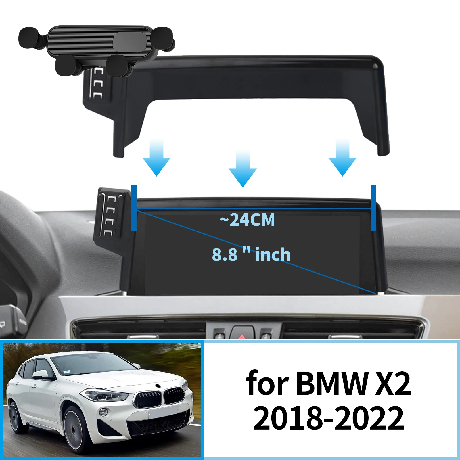 Car Mobile Phone Holder for BMW X2 2018~2022 F39 (8.8in) GPS Bracket Navigation Stand Auto Accessories
Car Mobile Phone Holder for BMW X2 2018~2022 F39 (8.8in) GPS Bracket Navigation Stand Auto Accessories