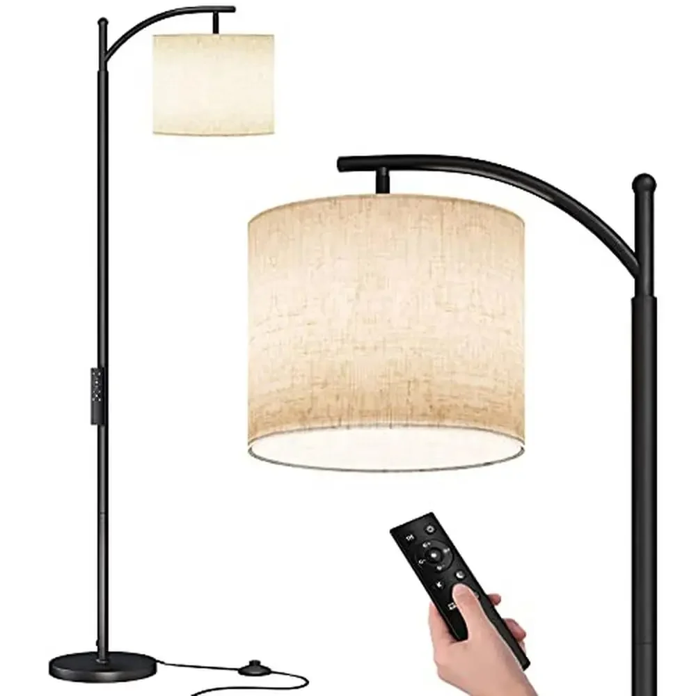 Modern Remote Control Stepless Dimmable Metal Standing Lamp Hanging Lampshade BoHo Chic LED Floor Light 9W Bulb Reading Feeding
Modern Remote Control Stepless Dimmable Metal Standing Lamp Hanging Lampshade BoHo Chic LED Floor Light 9W Bulb Reading Feeding