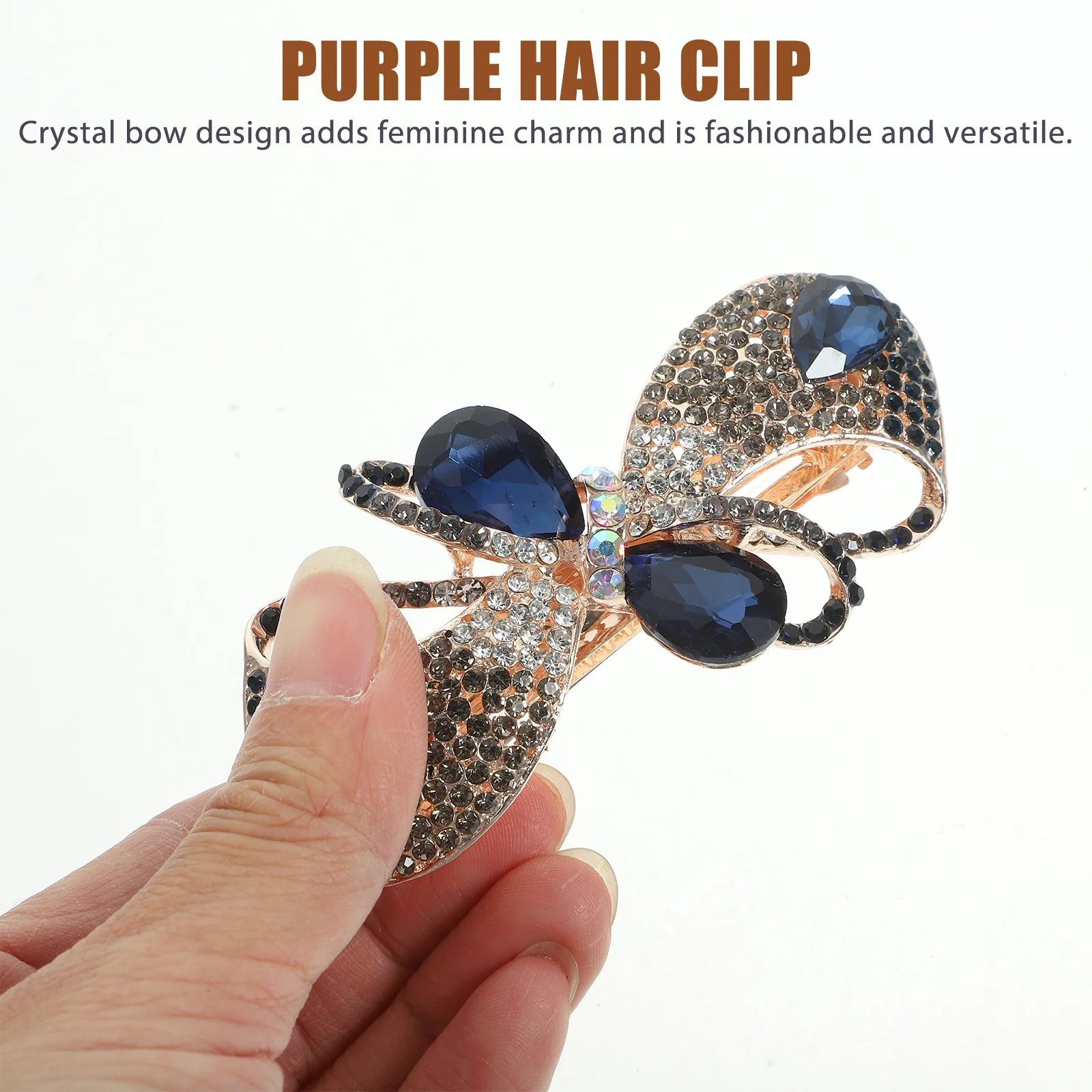 Rhinestone Barrette Bow Large Barrettes For Thick Hair Durable Elegant Hair Clips For Women Teen Wedding Banquet
Rhinestone Barrette Bow Large Barrettes For Thick Hair Durable Elegant Hair Clips For Women Teen Wedding Banquet