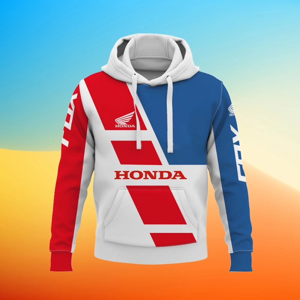 Куртка с капюшоном Honda с 3D принтом для гонок на мотоциклах, свободная толстовка с длинными рукавами, повседневная куртка в стиле Харадзюку для мужчин и женщин, одежда Honda 
Куртка с капюшоном Honda с 3D принтом для гонок на мотоциклах, свободная толстовка с длинными рукавами, повседневная куртка в стиле Харадзюку для мужчин и женщин, одежда Honda