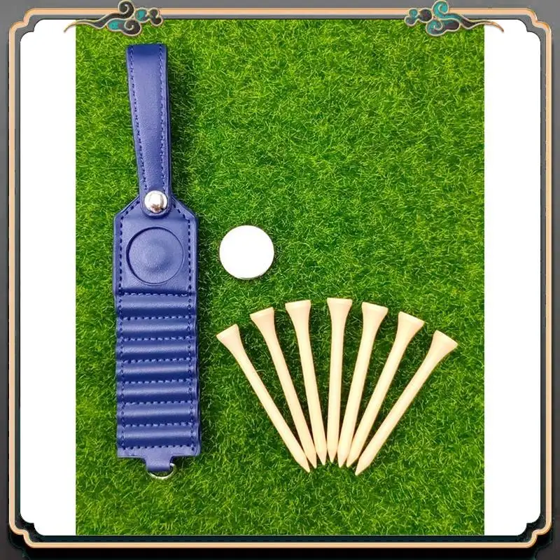 Golf Tee Storage Leather Holder , Set Of 7, Including 7 Tee And Ball Tags,Golf Bag Replacement Brown
Golf Tee Storage Leather Holder , Set Of 7, Including 7 Tee And Ball Tags,Golf Bag Replacement Brown