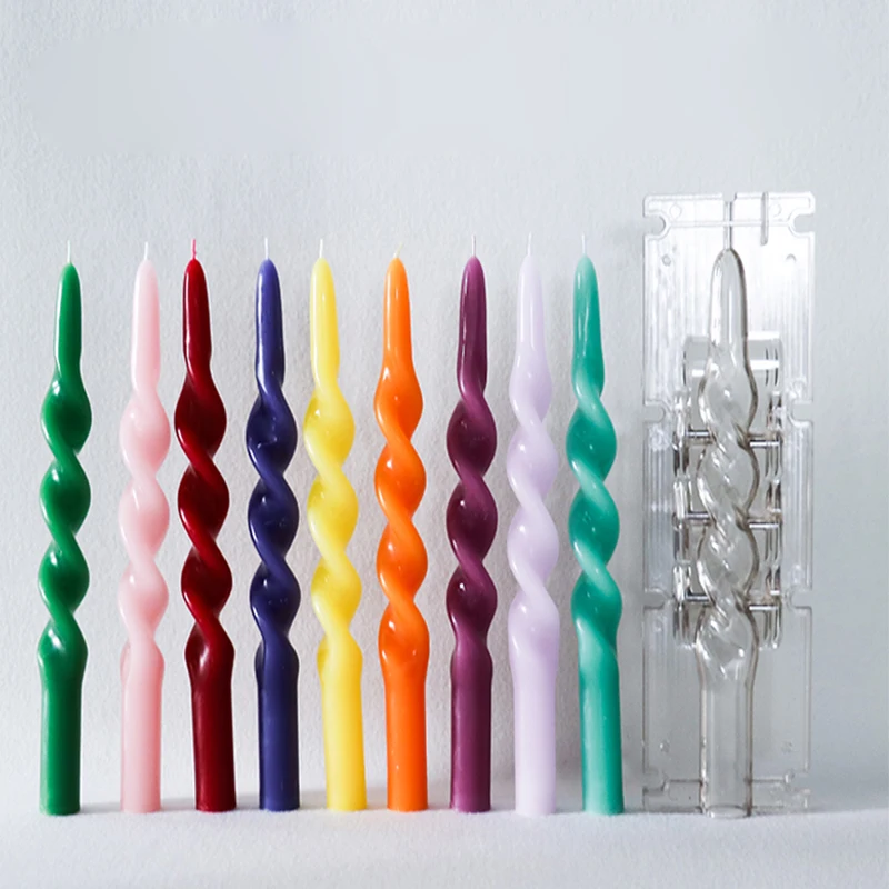 Spiral Transparent Acrylic Candle Molds, DIY Aromatherapy, Candle Making Supplies, Home Decoration, Wedding Souvenirs
Spiral Transparent Acrylic Candle Molds, DIY Aromatherapy, Candle Making Supplies, Home Decoration, Wedding Souvenirs