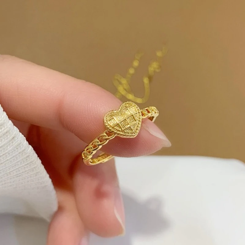 Fashion 14k Gold Color Checkered Love Ring for Women Bride Wedding Birthday Valentine's Day Women's Jewelry Ring Gifts
Fashion 14k Gold Color Checkered Love Ring for Women Bride Wedding Birthday Valentine's Day Women's Jewelry Ring Gifts