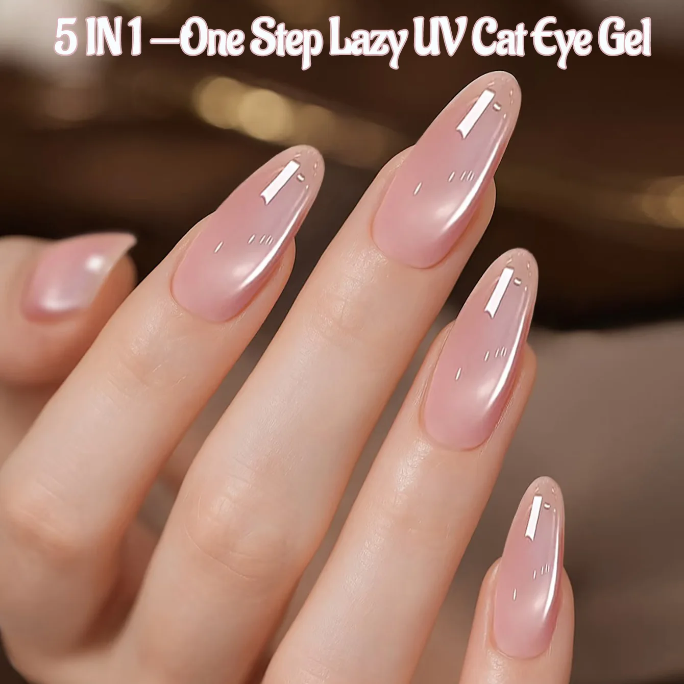 1pcs PSK Ice Transparent Pink Glass Beads 5 In 1 One-Step UV Cat Eye Gel Nail Polish 2026 Popular Whitening Pink Gel Nail Art
1pcs PSK Ice Transparent Pink Glass Beads 5 In 1 One-Step UV Cat Eye Gel Nail Polish 2026 Popular Whitening Pink Gel Nail Art