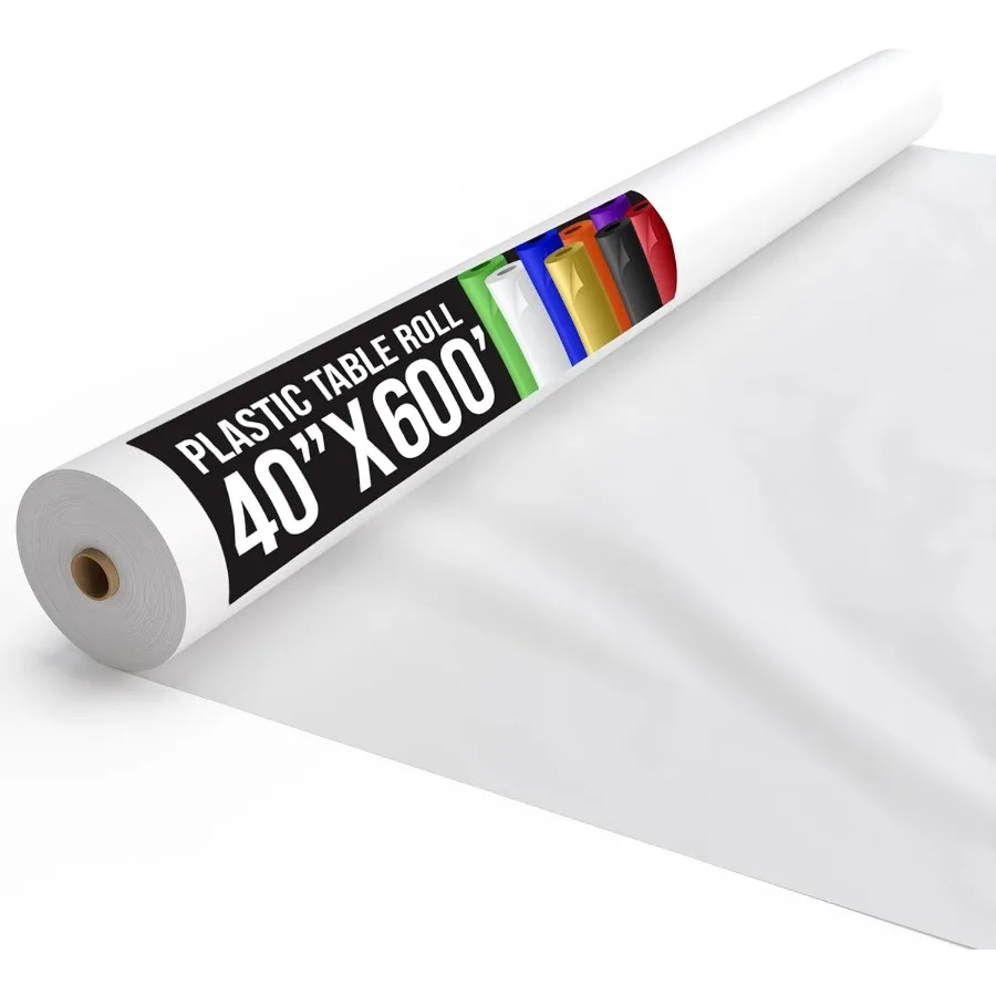 Белый пластиковый рулон крышки стола 40 x 600 футов Рулон пластикового чехла для скатерти — Премиальное качество, толстые 0,5 MIL Банкетные рулоны — Disposa
Белый пластиковый рулон крышки стола 40 x 600 футов Рулон пластикового чехла для скатерти — Премиальное качество, толстые 0,5 MIL Банкетные рулоны — Disposa