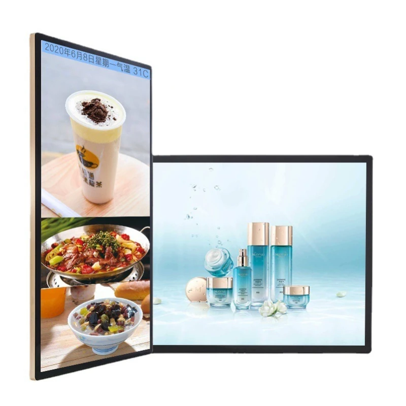 Smart 55-inch wall-mounted advertising machine Building horizontal and vertical screen Mobile phone remote control Free
Smart 55-inch wall-mounted advertising machine Building horizontal and vertical screen Mobile phone remote control Free