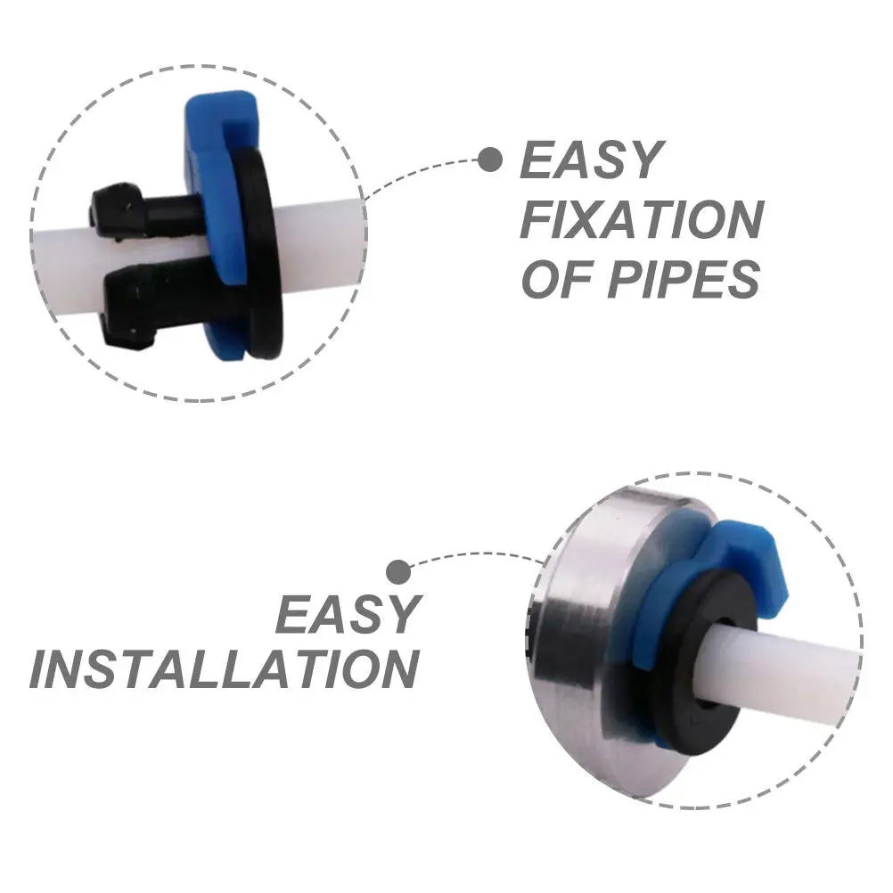 1 Set 3D Printer Bowden Tube Collet Clip & Coupling, 4mm Quick Connector, Blue Black Plastic Fixator for Extruder Hotend, 10pcs
1 Set 3D Printer Bowden Tube Collet Clip & Coupling, 4mm Quick Connector, Blue Black Plastic Fixator for Extruder Hotend, 10pcs