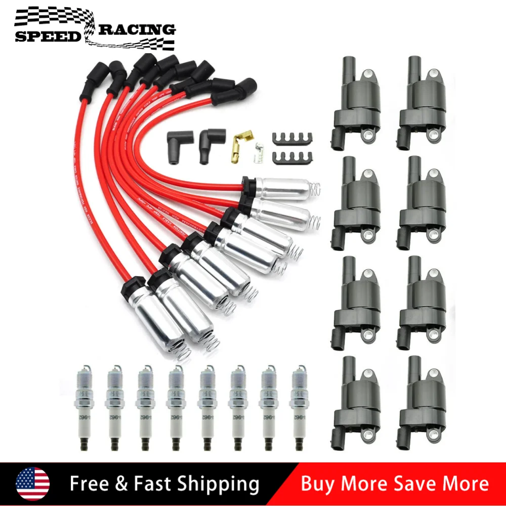 UF414 12573190 C599 CUF414 8 Pcs Round Ignition Coil+Spark Plug+Wire For 2009-2012 Chevy Colorado 2008-2009 Buick Allure V8 5.3L
UF414 12573190 C599 CUF414 8 Pcs Round Ignition Coil+Spark Plug+Wire For 2009-2012 Chevy Colorado 2008-2009 Buick Allure V8 5.3L