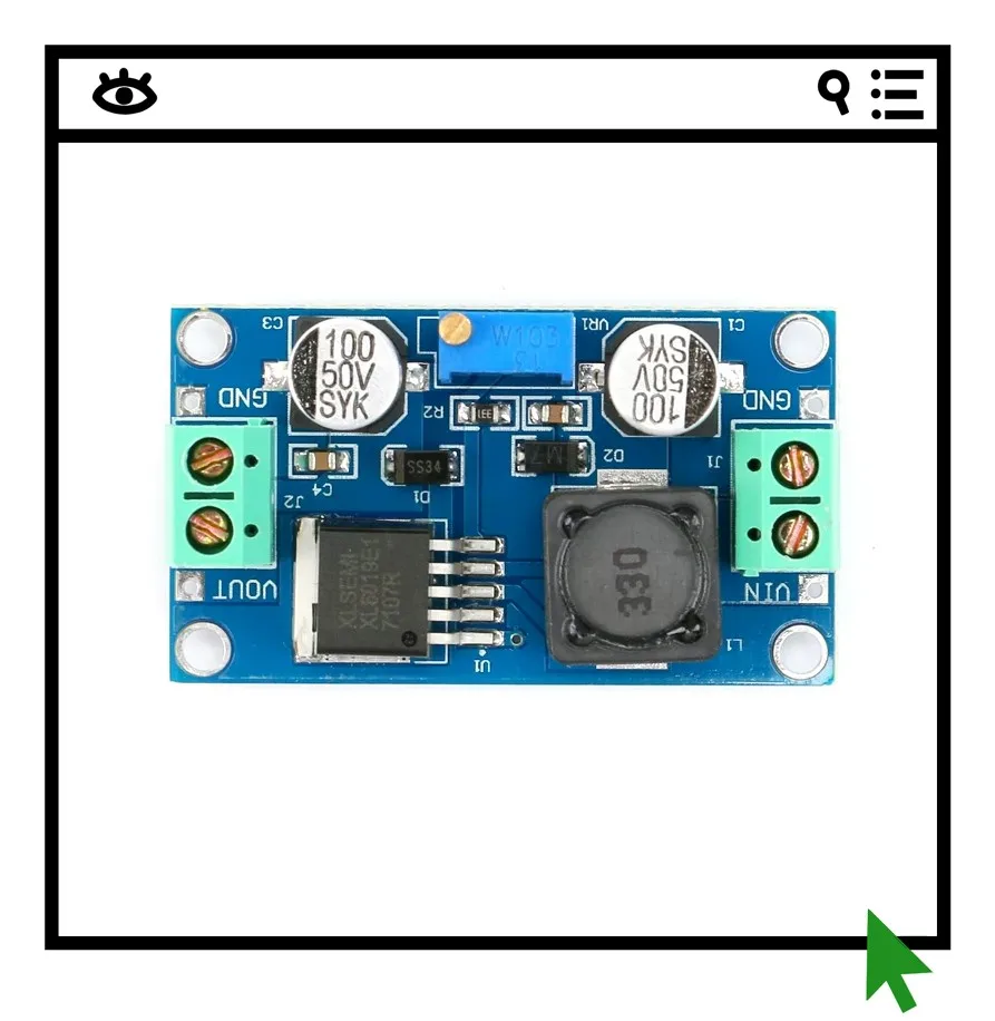 XL6019 adjustable boost power module DC-DC5-40V voltage regulator switch anti reverse connection
XL6019 adjustable boost power module DC-DC5-40V voltage regulator switch anti reverse connection