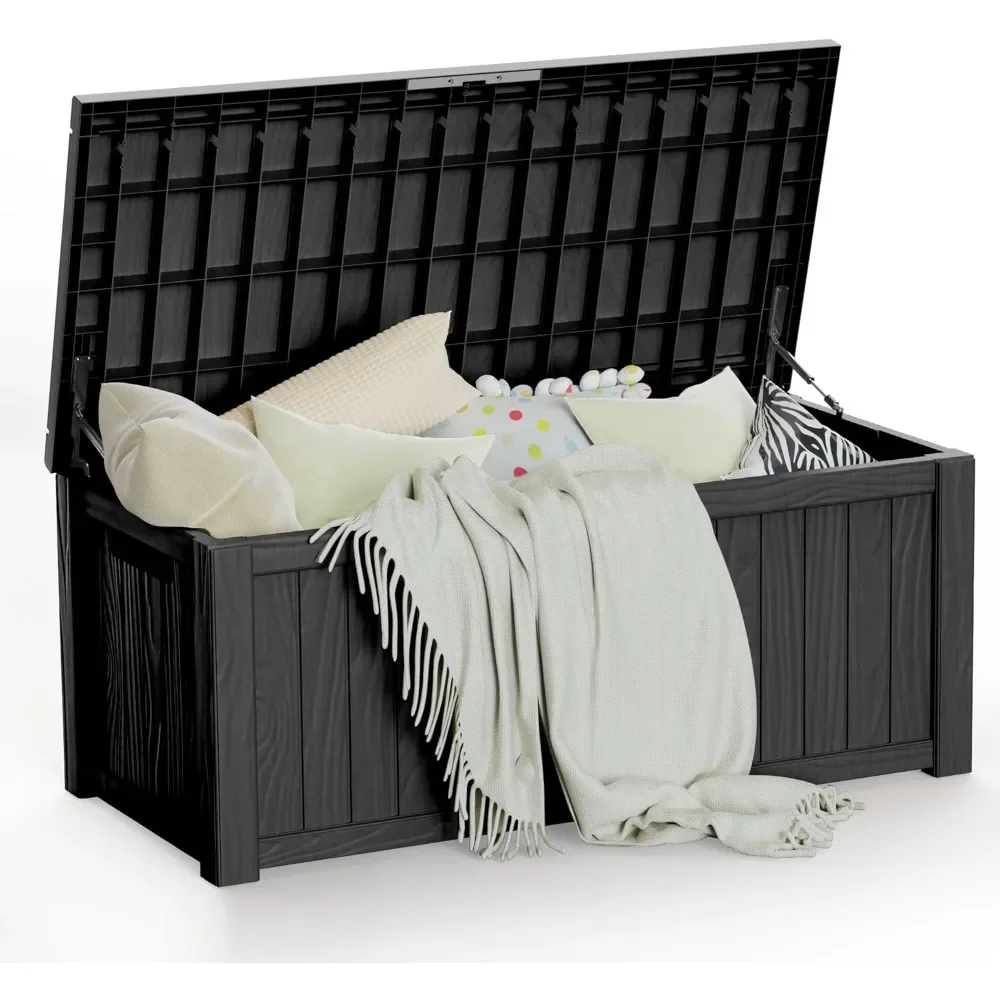 150 Gallon Resin Deck Box, Waterproof Outdoor Storage Box, Lockable Terrace Furniture, Garden Tools, Swimming Pool Accessories
150 Gallon Resin Deck Box, Waterproof Outdoor Storage Box, Lockable Terrace Furniture, Garden Tools, Swimming Pool Accessories