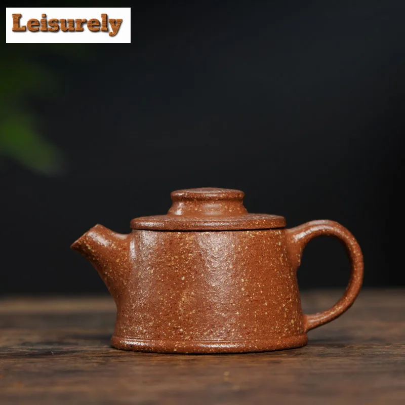 70ml Exquisite Yixing Purple Clay Teapots Handmade Giant Wheel Pot Raw Ore Coarse Sand Tea Brewing Kettle Zisha Tea Set Teaware
70ml Exquisite Yixing Purple Clay Teapots Handmade Giant Wheel Pot Raw Ore Coarse Sand Tea Brewing Kettle Zisha Tea Set Teaware