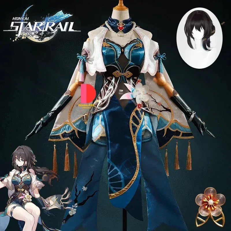 Ruan Mei Cosplay Costume Wig Dress Honkai Star Rail Uniform Scholar Genius Society Earrings Headwear Halloween Party Women
Ruan Mei Cosplay Costume Wig Dress Honkai Star Rail Uniform Scholar Genius Society Earrings Headwear Halloween Party Women