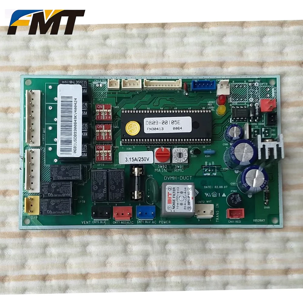 FMT.DB09-00105E Оригинальная плата управления внутренним блоком для кондиционеров Samsung
FMT.DB09-00105E Оригинальная плата управления внутренним блоком для кондиционеров Samsung