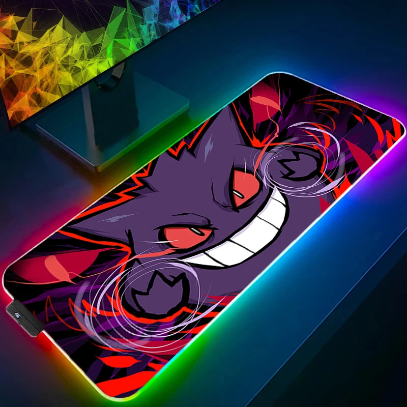 LED Light G-gengar Desk Mat XXL Computer Mousepad Backlight Keyboard mat Table Mause Gaming Mouse Pad RGB Mouse pad Pc Carpet
LED Light G-gengar Desk Mat XXL Computer Mousepad Backlight Keyboard mat Table Mause Gaming Mouse Pad RGB Mouse pad Pc Carpet