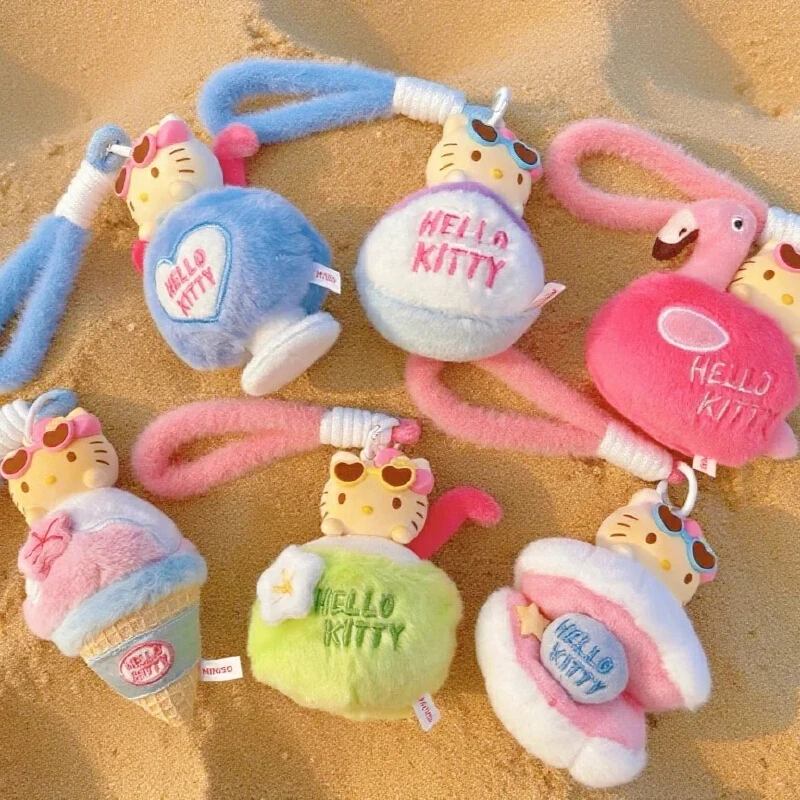 New Genuine Sanrio Hellokitty Summer Heat-Reactive Blackening Series Plush Blind Box Aroma Pendant Mystery Box Beach Theme Gift
New Genuine Sanrio Hellokitty Summer Heat-Reactive Blackening Series Plush Blind Box Aroma Pendant Mystery Box Beach Theme Gift