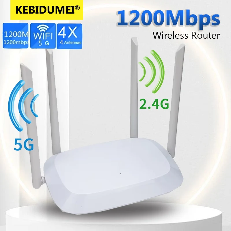 Беспроводной Wi-Fi-маршрутизатор, 1200 Мбит/с, двухдиапазонный, 2,4 ГГц, 5 ГГц, расширитель сигнала, Wi-Fi-маршрутизатор, Wi-Fi-усилитель, усилитель сигнала дальнего действия 4x5 дБи
Беспроводной Wi-Fi-маршрутизатор, 1200 Мбит/с, двухдиапазонный, 2,4 ГГц, 5 ГГц, расширитель сигнала, Wi-Fi-маршрутизатор, Wi-Fi-усилитель, усилитель сигнала дальнего действия 4x5 дБи
