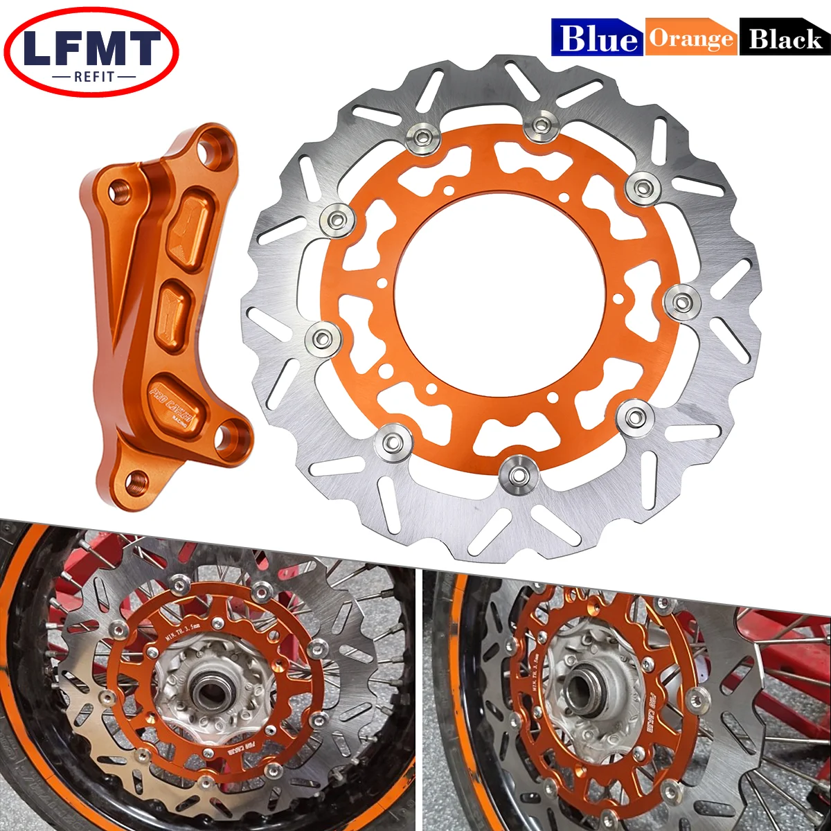 320MM Front Brake Discs Rotors Brake Caliper Adaptor Bracket For KTM EXC EXCF SX SXF XC XCF XCW For Husqvarna FE TE FC TC TX FX
320MM Front Brake Discs Rotors Brake Caliper Adaptor Bracket For KTM EXC EXCF SX SXF XC XCF XCW For Husqvarna FE TE FC TC TX FX