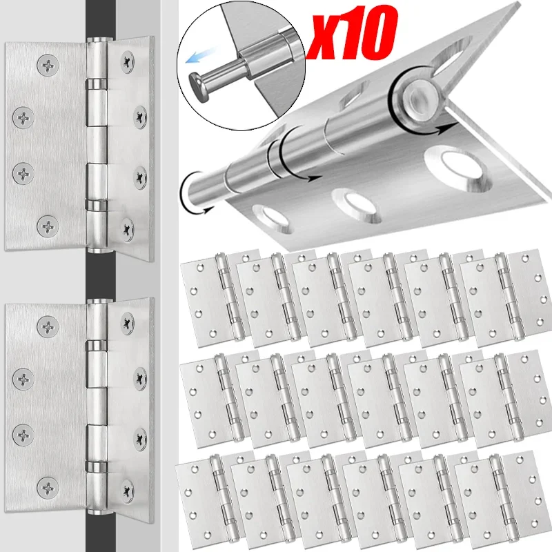 Stainless Steel Furniture Cabinet Door Hinges Window Wooden Box Folding Butt Hinges Drawer Fitting Closet Hinge Hardware Tools
Stainless Steel Furniture Cabinet Door Hinges Window Wooden Box Folding Butt Hinges Drawer Fitting Closet Hinge Hardware Tools