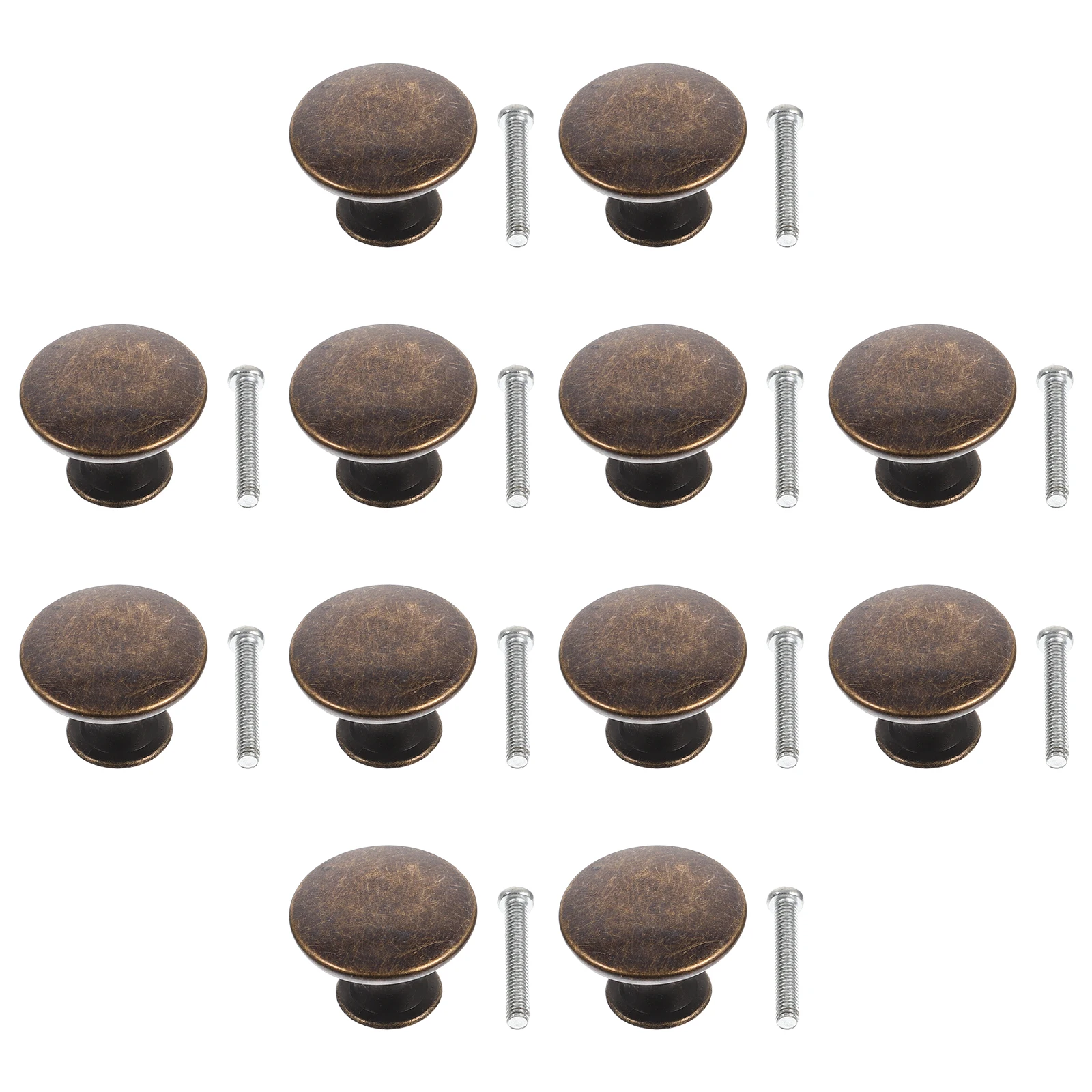 12Pcs Round Flat Head Zinc Alloy Door Handle Metal Drawer Pulls Replacement Furniture Cabinet Knobs for Wardrobe
12Pcs Round Flat Head Zinc Alloy Door Handle Metal Drawer Pulls Replacement Furniture Cabinet Knobs for Wardrobe