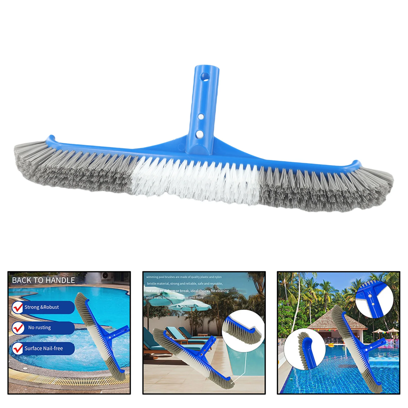 1pcs Pool Cleaner Suction Brush Cleaning Tools 43*16cm Plastic Pool Equipment Cleaning Supplies Outdoor Pool Parts
1pcs Pool Cleaner Suction Brush Cleaning Tools 43*16cm Plastic Pool Equipment Cleaning Supplies Outdoor Pool Parts