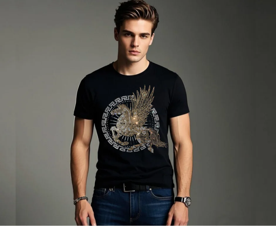 Men Designer Rhinestone T-shirt Fashion Clothes Mens Hip HopMen's clothing t-shirts S- 4XL
Men Designer Rhinestone T-shirt Fashion Clothes Mens Hip HopMen's clothing t-shirts S- 4XL