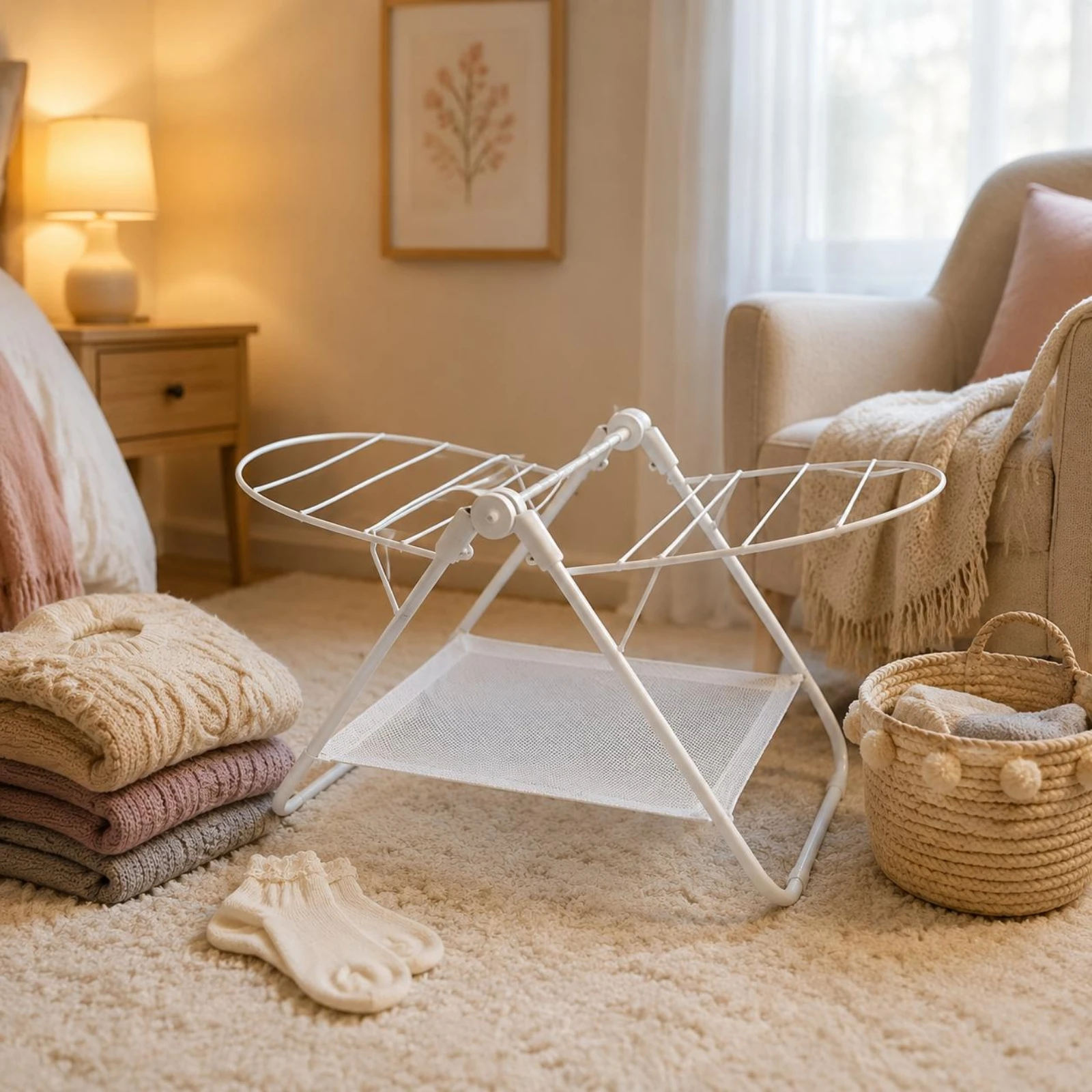 Portable Folding Drying Rack Collapsible Folding Clothes Rack Portable Clothes Dryer Stand Stable Household Storage Multiuse
Portable Folding Drying Rack Collapsible Folding Clothes Rack Portable Clothes Dryer Stand Stable Household Storage Multiuse