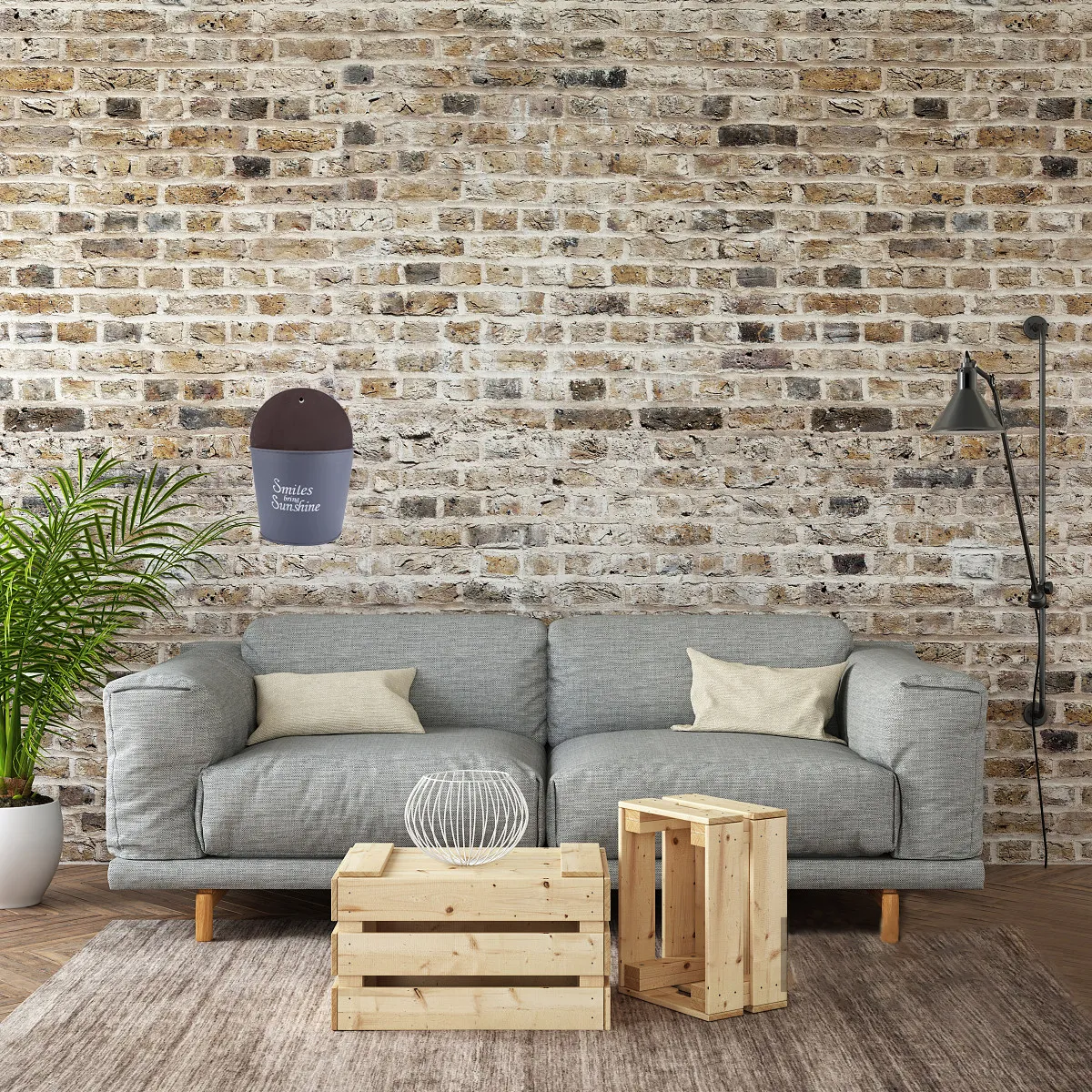 Iron Wall Pocket Planter Half Round Grey Hanging Planters Versatile Metal Wall Flower Holders Outdoor Indoor Garden Decoration
Iron Wall Pocket Planter Half Round Grey Hanging Planters Versatile Metal Wall Flower Holders Outdoor Indoor Garden Decoration