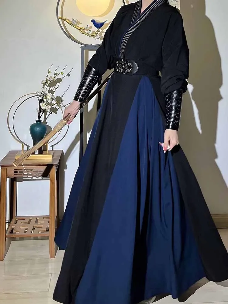 Hanfu Dress For Men Women Chinese Traditional Embroidery Hanfu Sets Couples Carnival Cosplay Costume White&Black Hanfu Sets
Hanfu Dress For Men Women Chinese Traditional Embroidery Hanfu Sets Couples Carnival Cosplay Costume White&Black Hanfu Sets