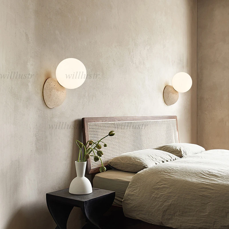 Vintage Global Glass Stone Wall Light Creative Yellow Travertine Lamp Corridor Porch Cafe Bar Bedside Sconce
Vintage Global Glass Stone Wall Light Creative Yellow Travertine Lamp Corridor Porch Cafe Bar Bedside Sconce