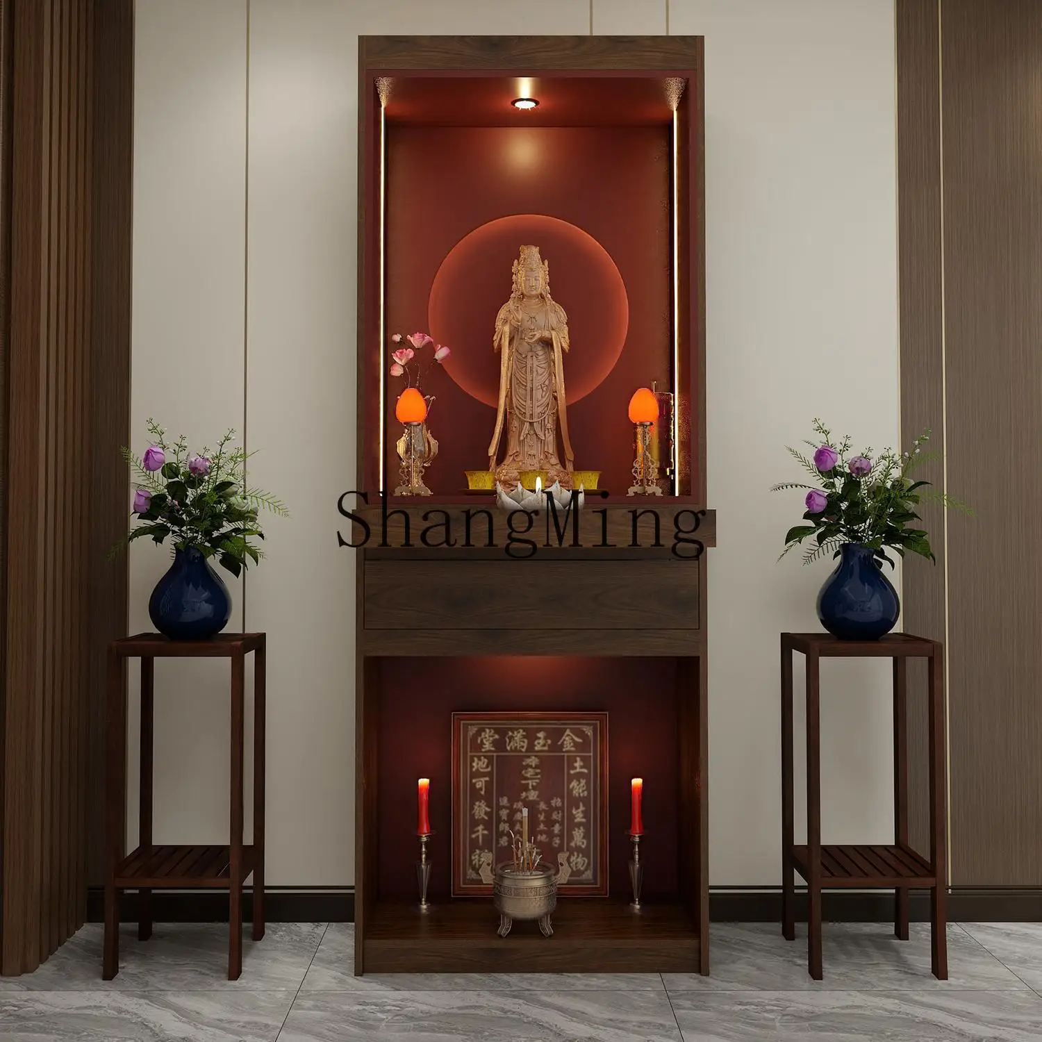CL Guanyin Shrine Sacrifice Sacrifice Burning Incense Worship Offering Taiwan Incense Case Solid Wood Offering Table
CL Guanyin Shrine Sacrifice Sacrifice Burning Incense Worship Offering Taiwan Incense Case Solid Wood Offering Table
