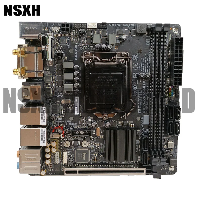 GA-H270N-WIFI Motherboard 32GB LGA 1151 DDR4 Mini-ITX Mainboard 100% Tested Fully Work
GA-H270N-WIFI Motherboard 32GB LGA 1151 DDR4 Mini-ITX Mainboard 100% Tested Fully Work