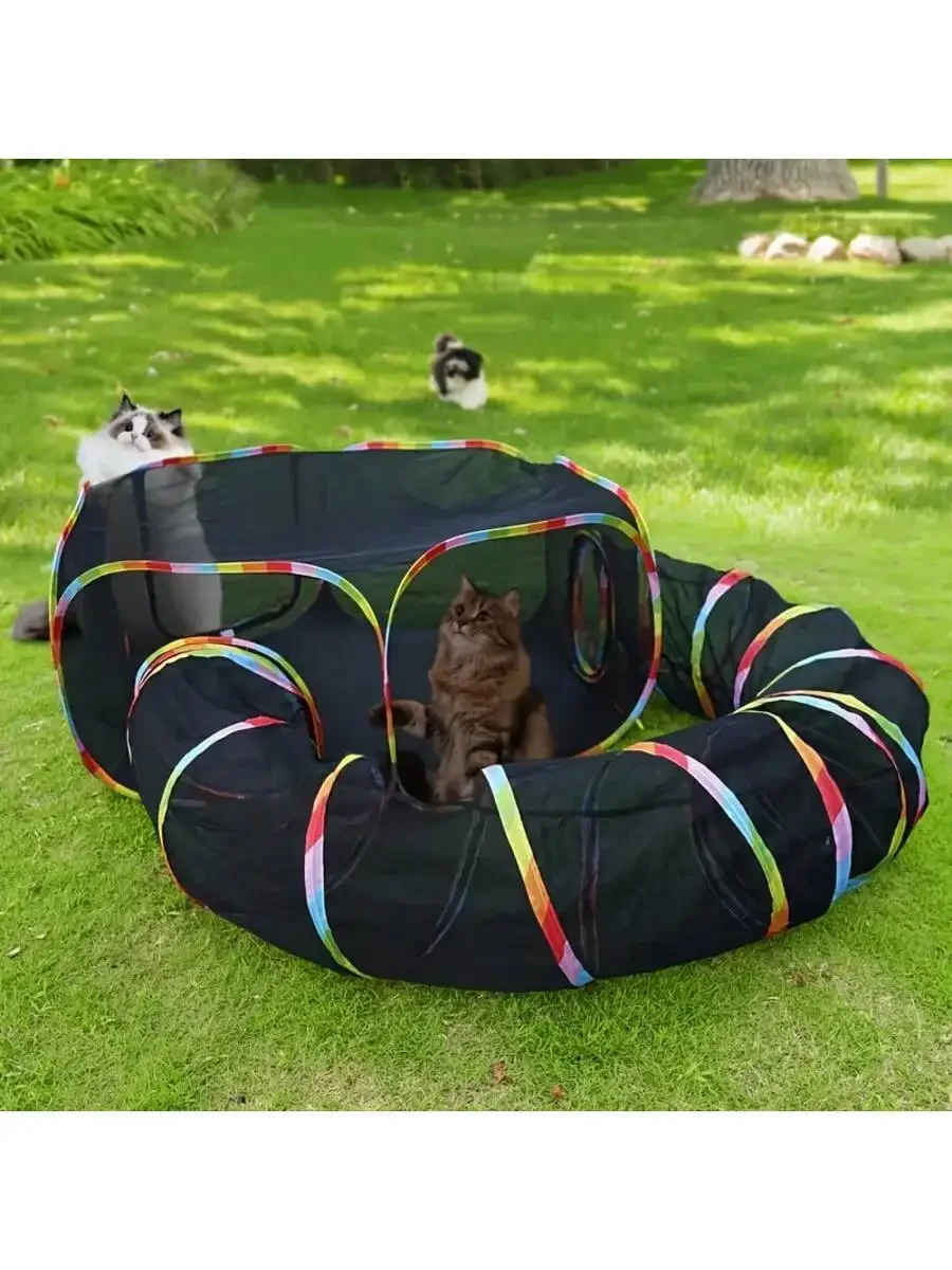 Outdoor Cat Cage & Cat Tunnel,Cat Playground Portable Mesh Tent, Outside Circle Playpen Tunnel For Kitty, Rabbit, Puppy And
Outdoor Cat Cage & Cat Tunnel,Cat Playground Portable Mesh Tent, Outside Circle Playpen Tunnel For Kitty, Rabbit, Puppy And