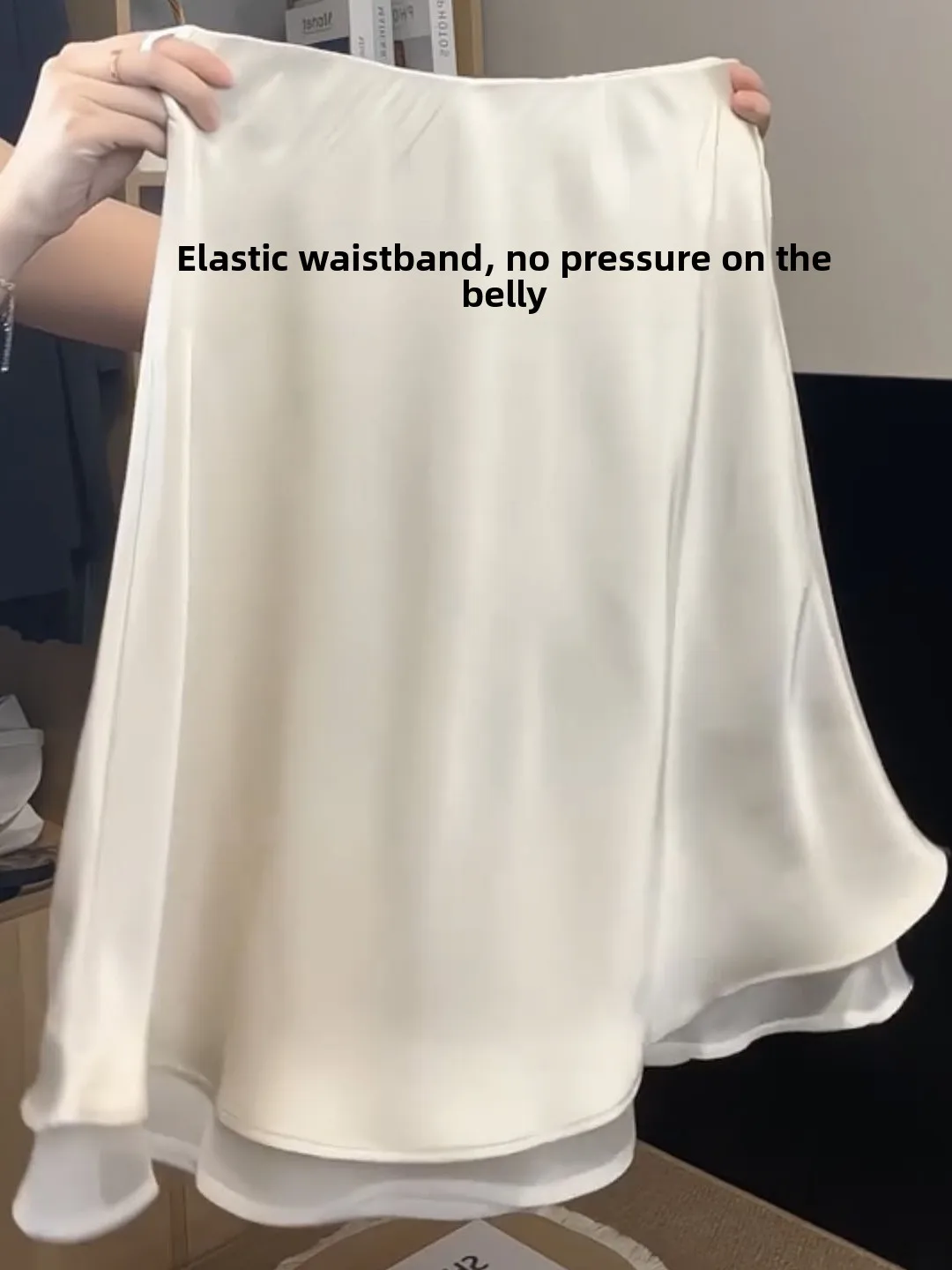 Elegant Satin Glossy Fish Tail Skirt Women's High Waist Half Body Skirt Beautiful Silken Wrap around Skirt for Summer Fashion
Elegant Satin Glossy Fish Tail Skirt Women's High Waist Half Body Skirt Beautiful Silken Wrap around Skirt for Summer Fashion