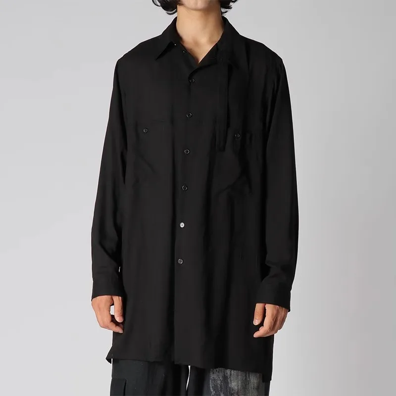 YOJI OOAK original design with recycled fiber solid dark long sleeve plus size shirt Japanese
YOJI OOAK original design with recycled fiber solid dark long sleeve plus size shirt Japanese