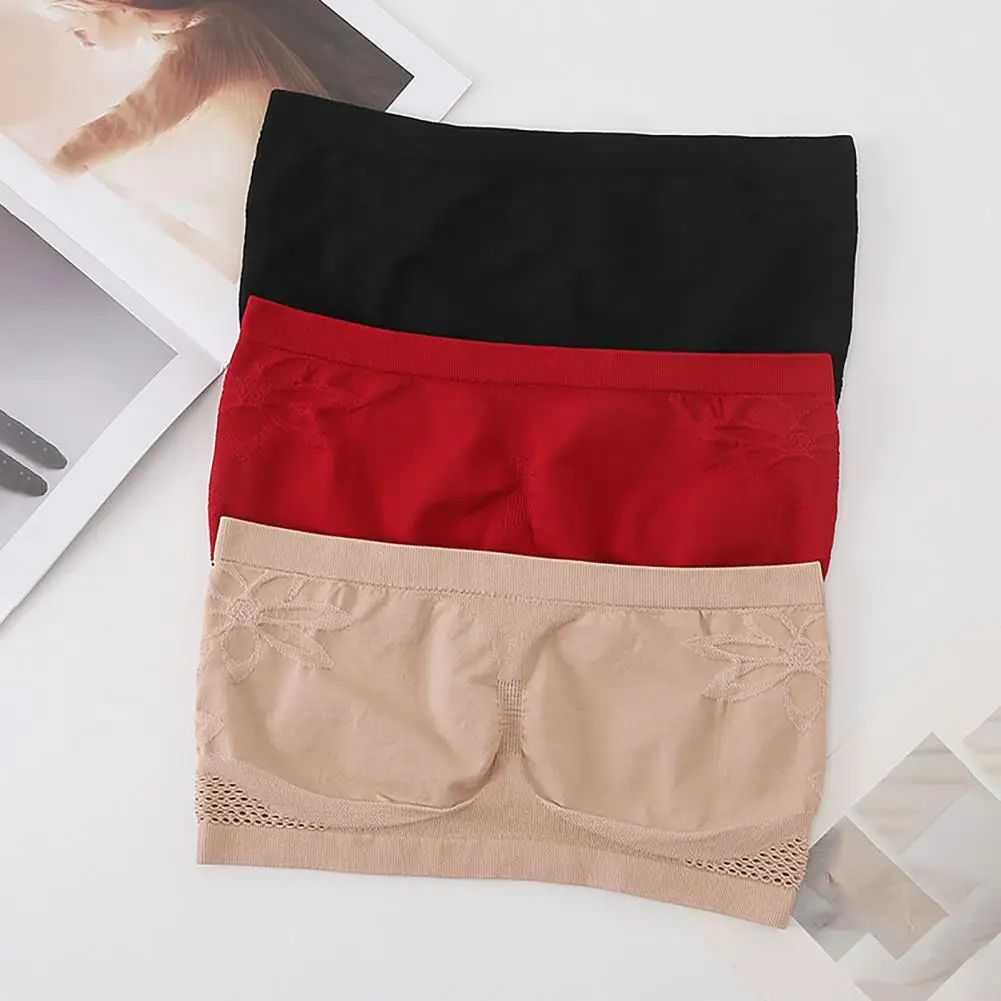 Tube Top Bra Strapless Bra Women's Strapless Bandeau Bra Tube Top Soft Stretchy Comfort Bralette Non-padded Mesh Bandeau 95
Tube Top Bra Strapless Bra Women's Strapless Bandeau Bra Tube Top Soft Stretchy Comfort Bralette Non-padded Mesh Bandeau 95