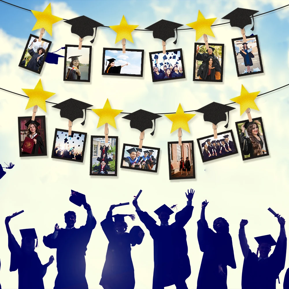 Black Gold Graduation Photo Banner Class of 2025 Picture Banner Congrats Grad Photo Garland Graduation Season Themed Party Decor
Black Gold Graduation Photo Banner Class of 2025 Picture Banner Congrats Grad Photo Garland Graduation Season Themed Party Decor