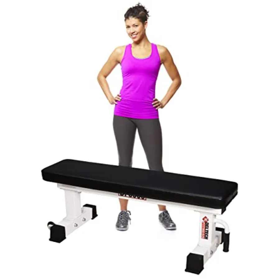 Тренажерная скамья DF8000 Heavy Duty Flat Exercise Bench, белая, до 450 кг, для силовых тренировок и тренировок с гантелями
Тренажерная скамья DF8000 Heavy Duty Flat Exercise Bench, белая, до 450 кг, для силовых тренировок и тренировок с гантелями