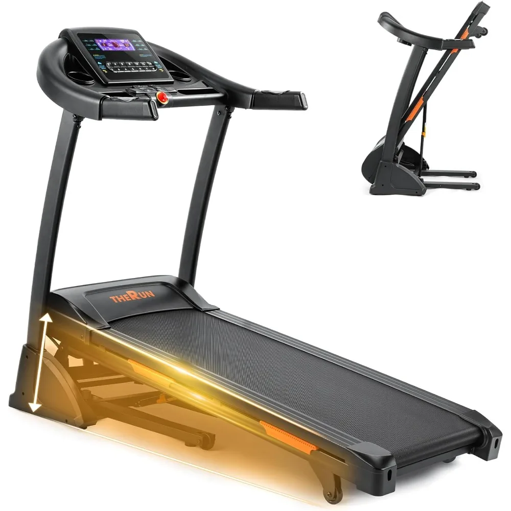 Incline Treadmill, Treadmill for Running and Walking, 300 lbs Capacity Treadmill with Auto Incline, Wide Belt, Heart Rate, Black
Incline Treadmill, Treadmill for Running and Walking, 300 lbs Capacity Treadmill with Auto Incline, Wide Belt, Heart Rate, Black